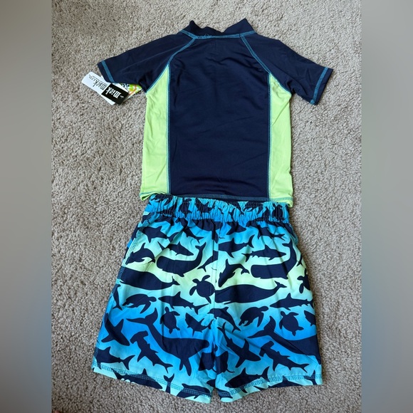 NWT Mick Mack Boys 4T Bathing Suit Two Piece - Picture 7 of 7